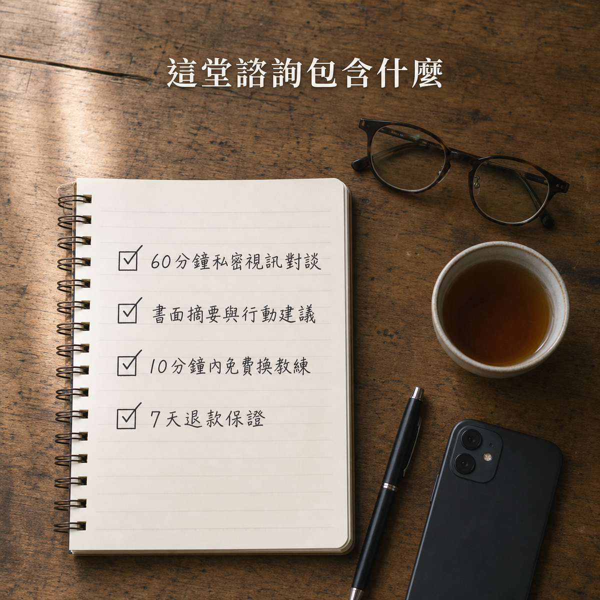 60 分鐘職涯發展教練諮詢｜林思遠教練 — 02-included