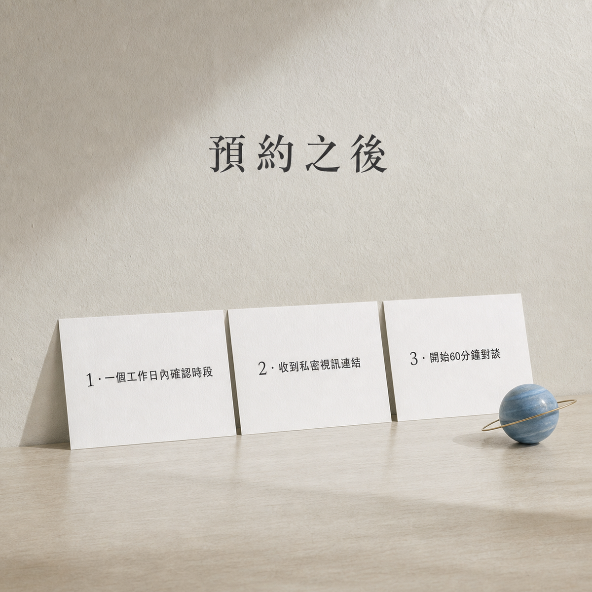 60 分鐘職涯發展教練諮詢｜林思遠教練 — 04-process