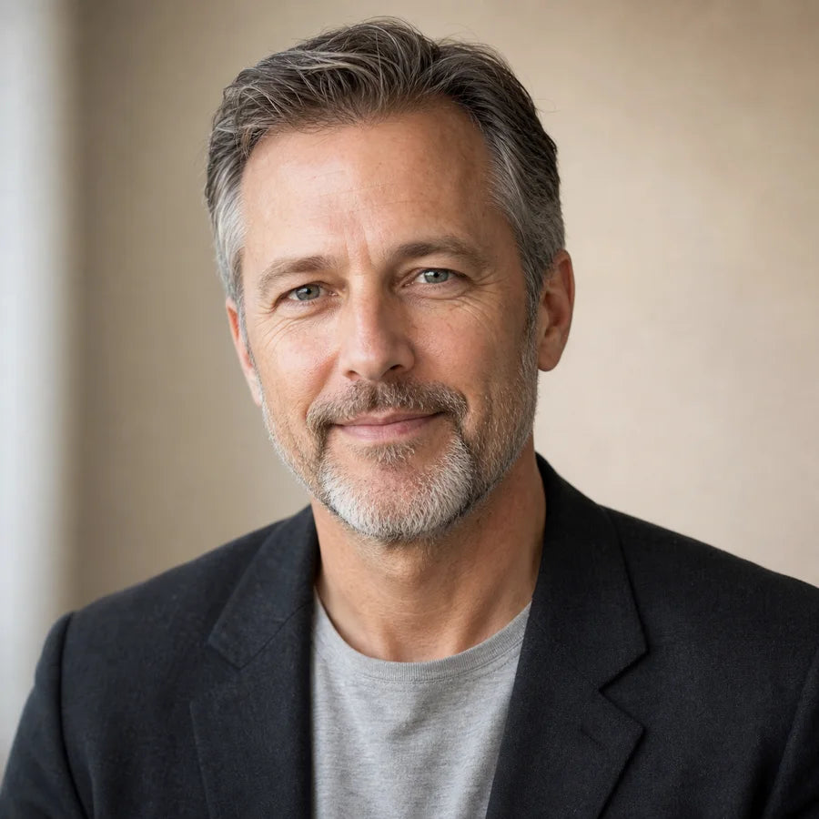 Portrait of James Whitfield, confidence and executive presence coach